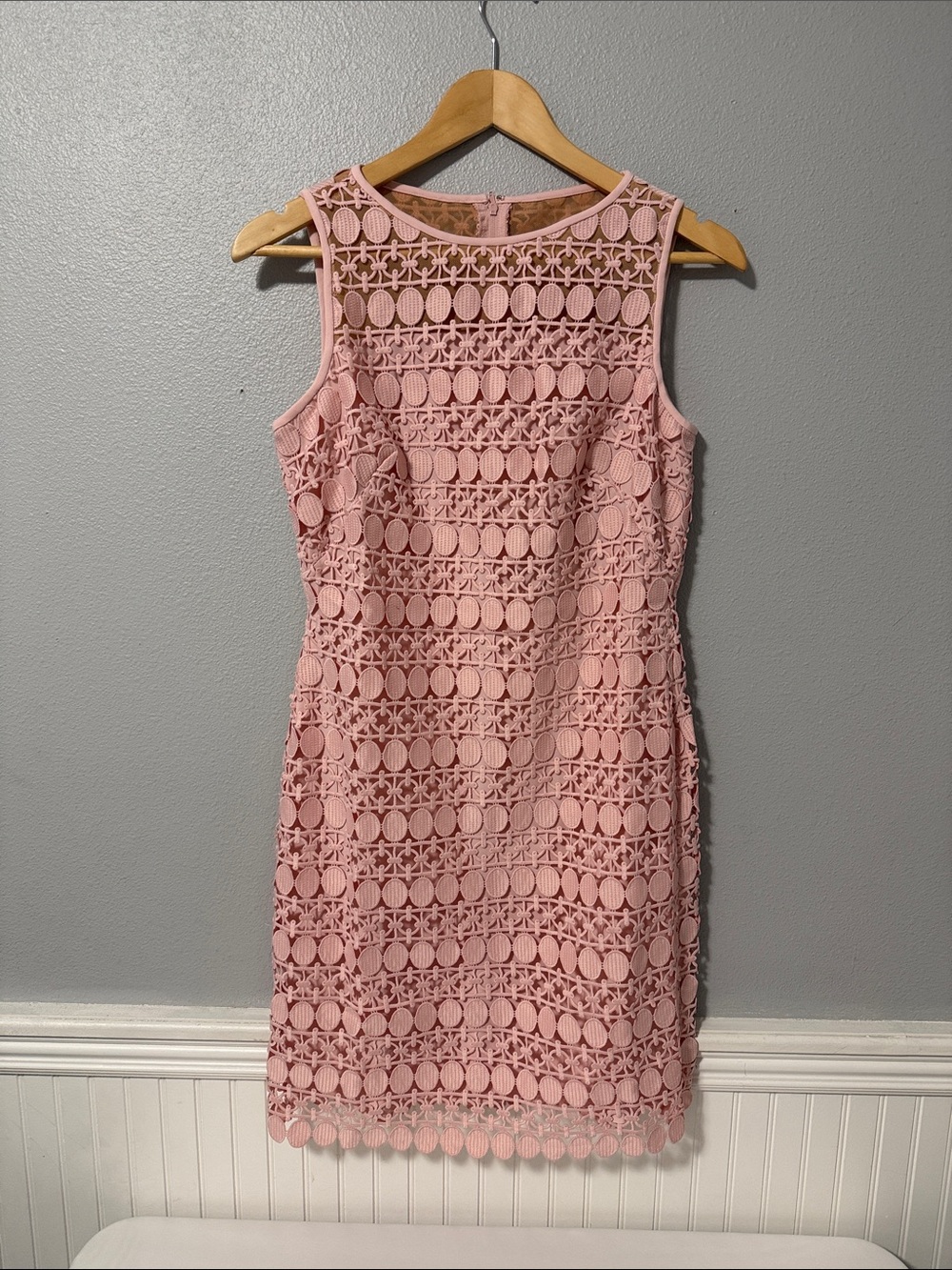 Lauren Ralph Lauren Pink Lace Sheath Dress NWT